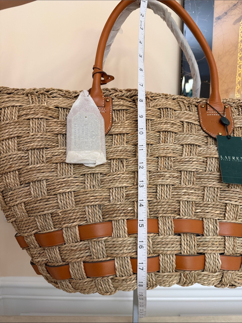 Lauren Ralph Lauren Banyon Tree Large Tote - Picture 8 of 13